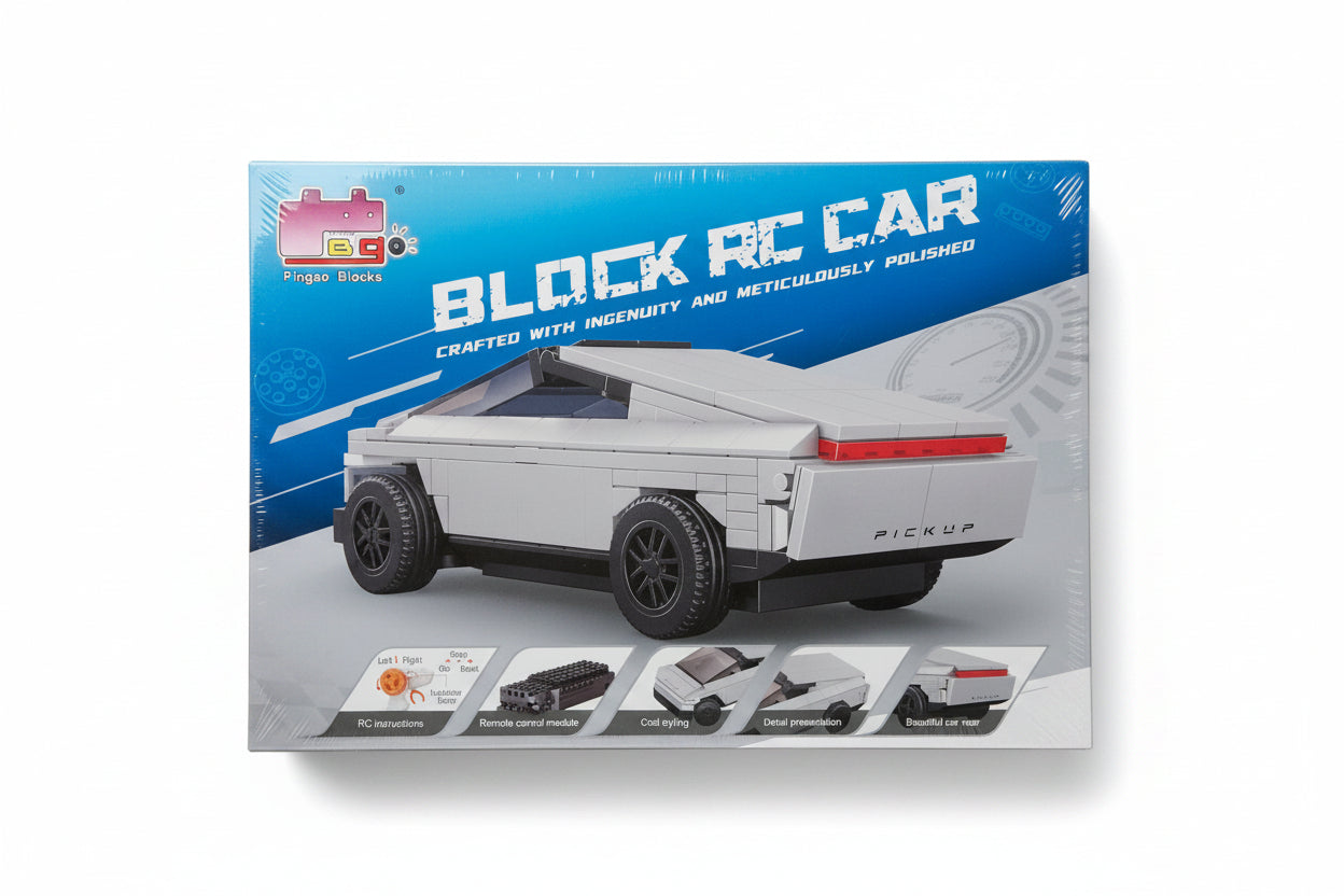 2.4GHz RC Building Block Sports Car – DIY Remote Control Racing Car Construction Set (1:20 Scale)
