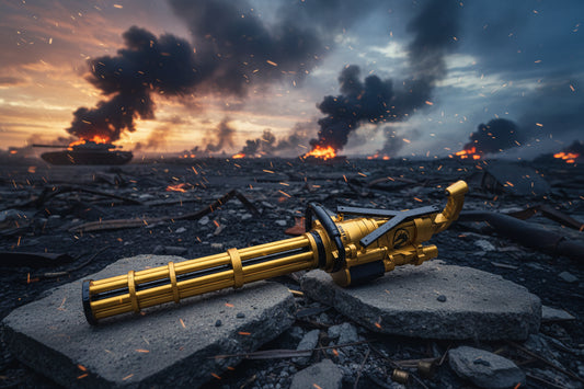 Gatting Golden Machine Gun Soft Bullet