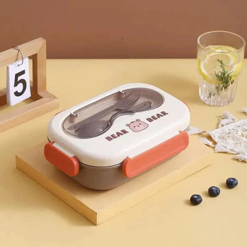 Bear, Unicorn, Duck Leak Proof Stainless Steel Lunch Box