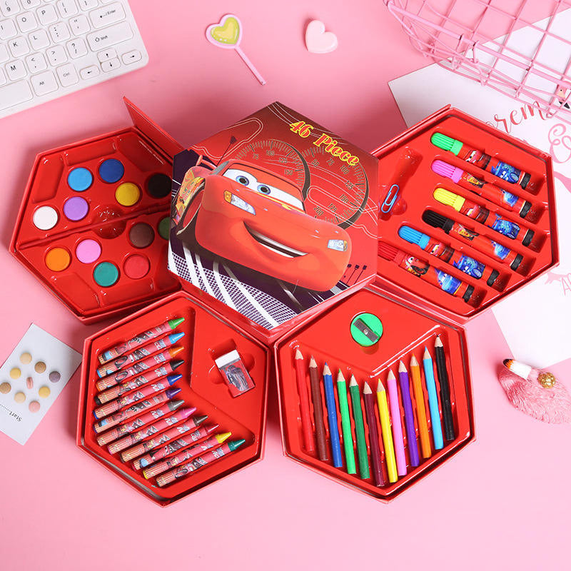 46 Pieces Colors Art Craft Kit