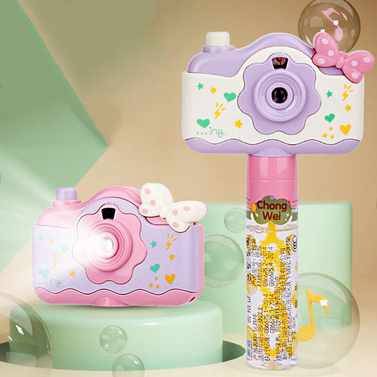 Cute Projection Camera & Robot Fan & Bubble Blowing Wand