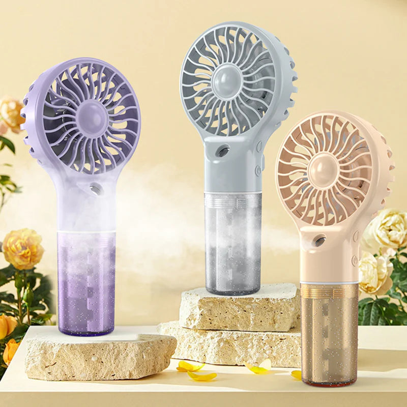 Spray Humidification Hand Fan