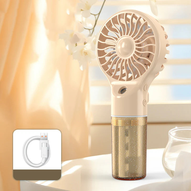 Spray Humidification Hand Fan