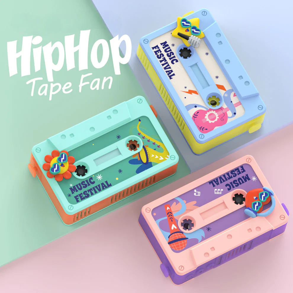 Tape-Style Neck Fan & Recorder