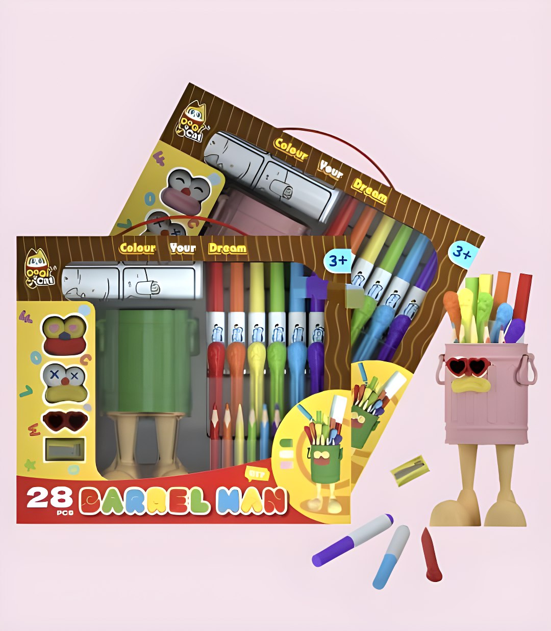 Barrel Man Pen Holder