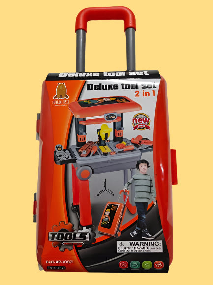 Portable Tool Trolley Set for Kids