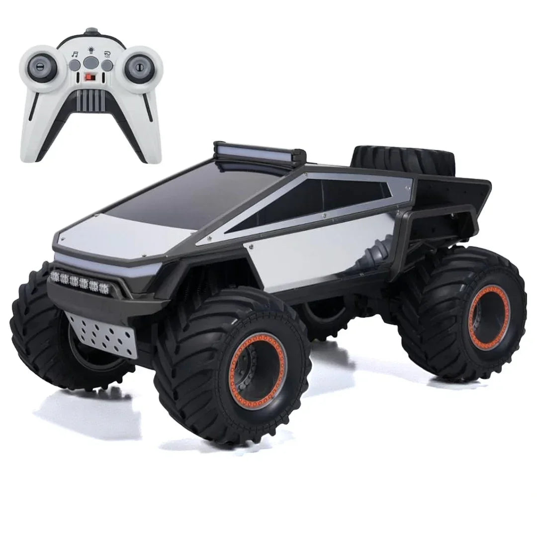 JRC 1:14 Q202 Alloy Cyber Truck RC Pickup – LED Off-Road Monster RC Car