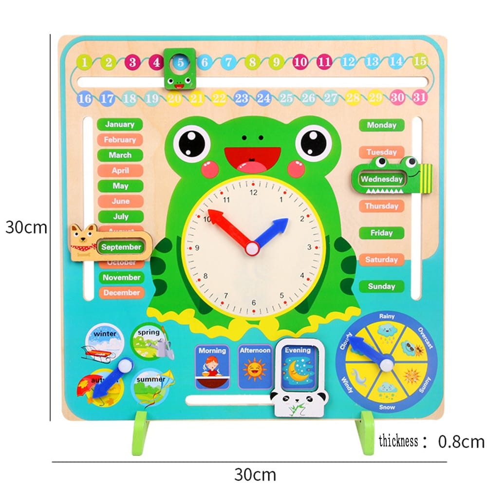 Wooden Frog Season Board