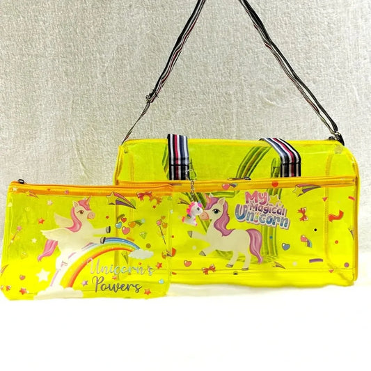 Jelly Duffle bag 2 pc set
