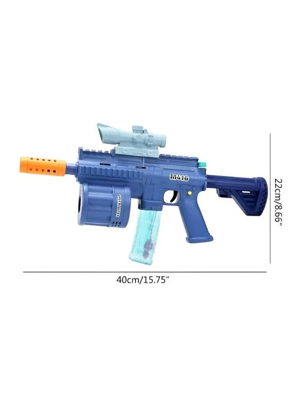 M416 3-in-1 Soft Bullet Toy Gun for Kids – Bubble Maker, Soft Bomb Launcher & 8 Foam Bullets | Fun Blaster Toy