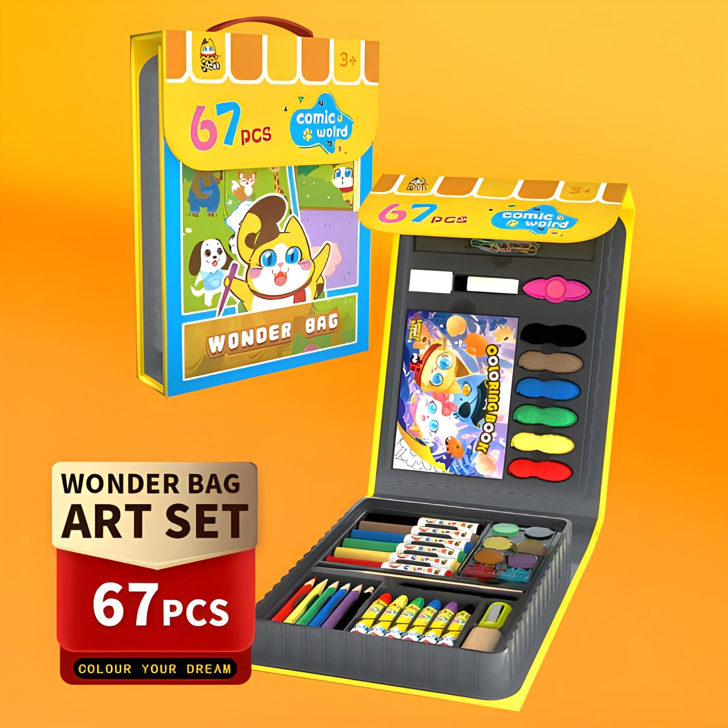 Art bag 67 pcs