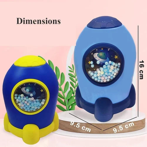 Rocket Piggy bank With Number Lock