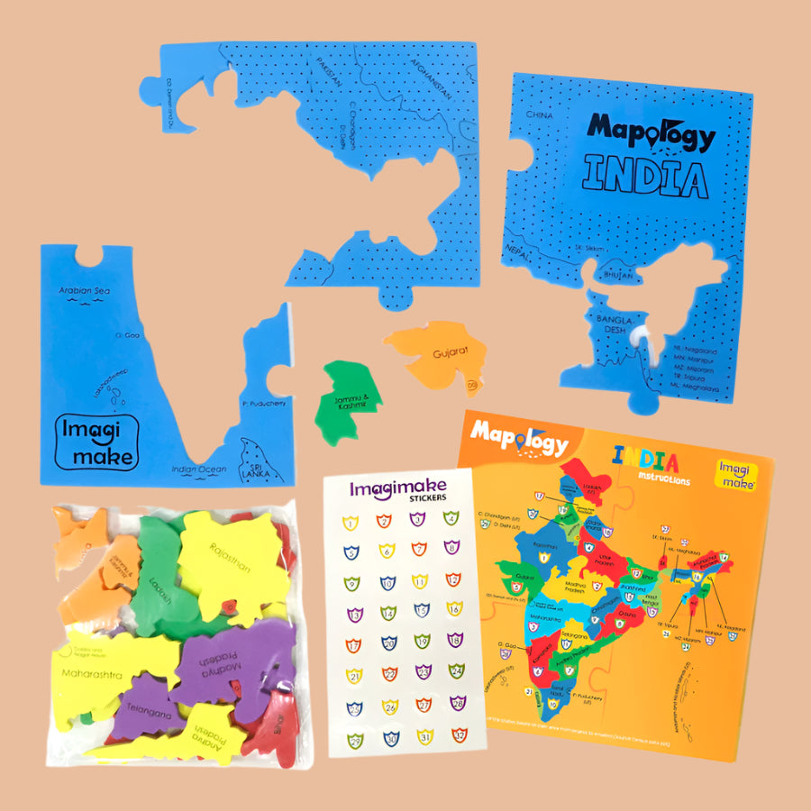 Imagimake Mapology States of India Map Puzzle