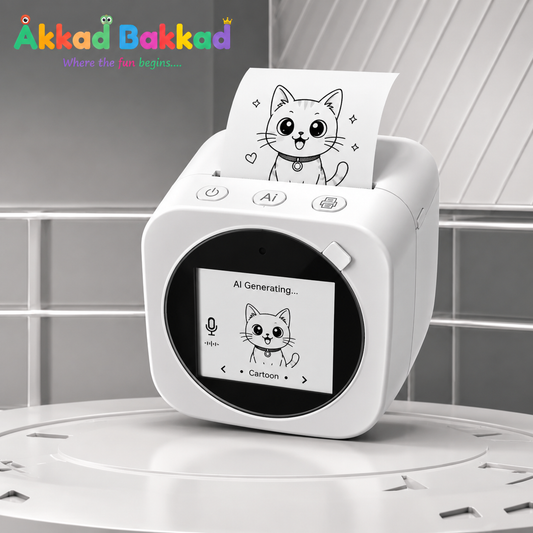 Mini AI Smart Printer – Speak, Create & Print!