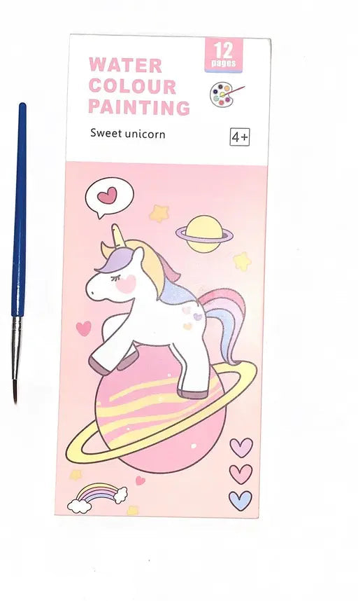 Dry water Coloring paint Book