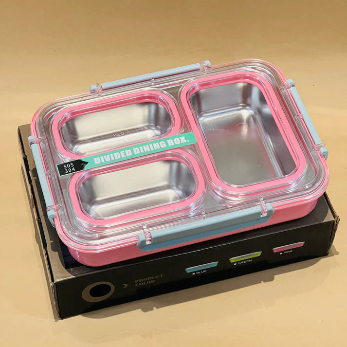 3 Grid Spill Proof Lunchbox