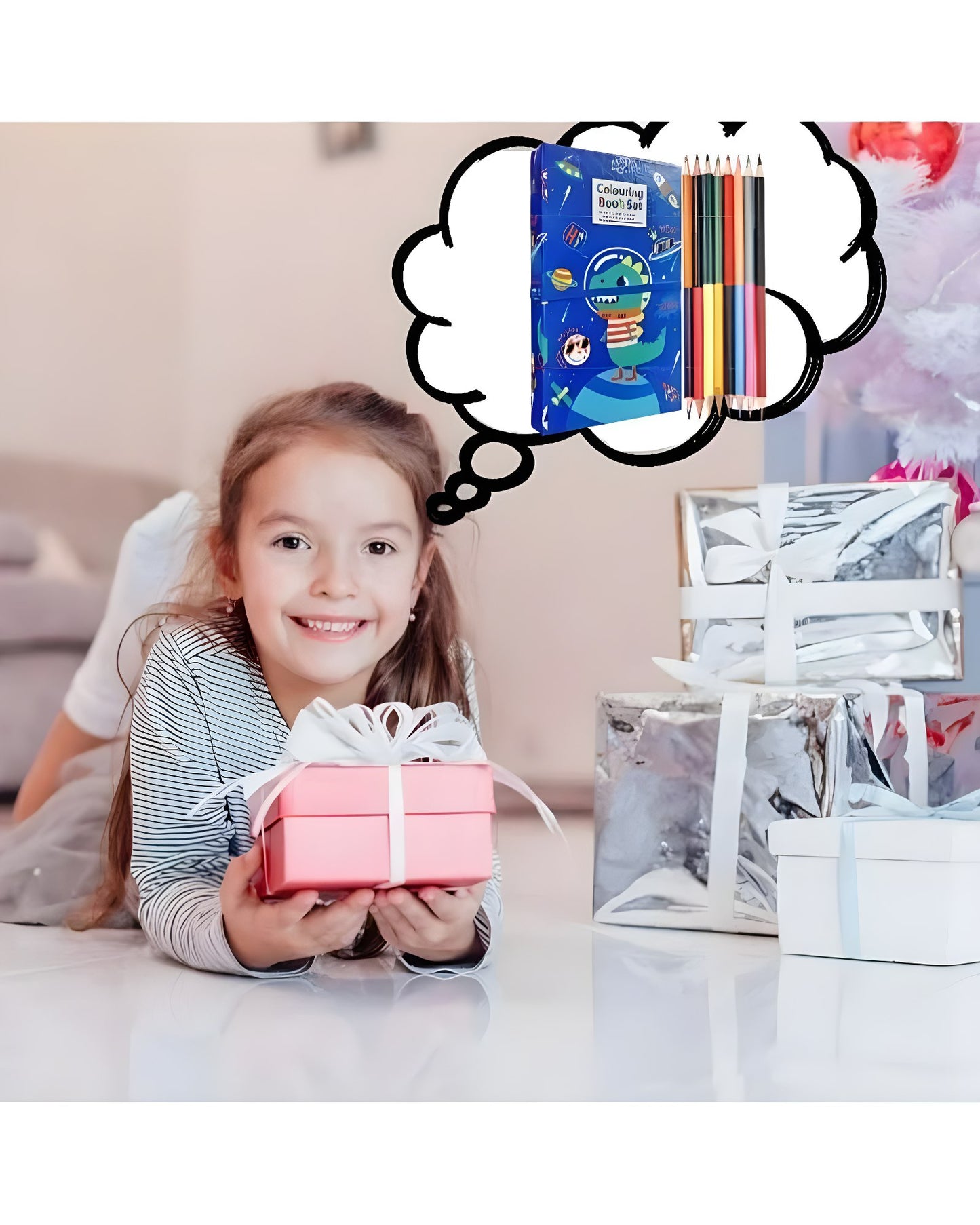 Foldable Colouring Books with Scratch Pads| Activity Book