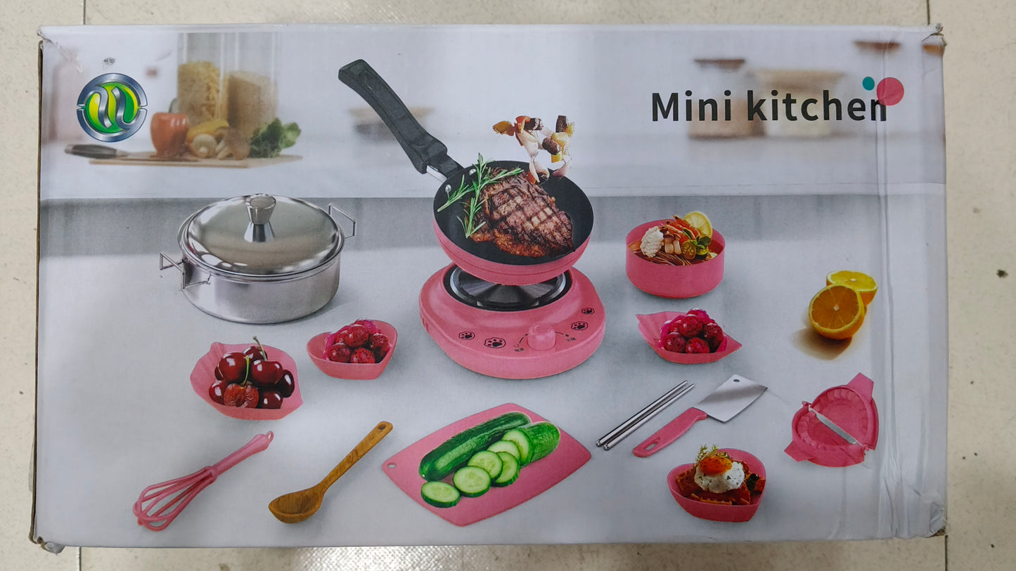 Mini Kitchen Set For Toddlers Children Ages 3+