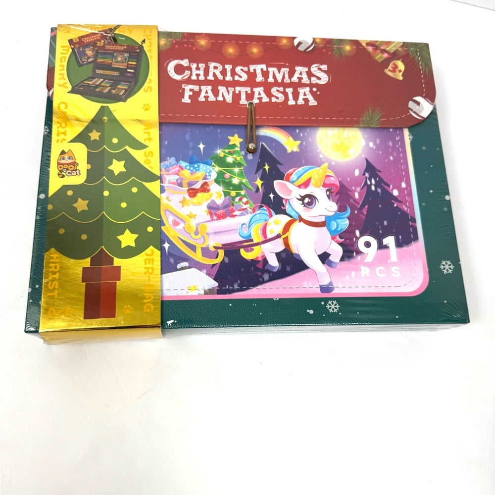 Christmas Fantasia 91-Piece Art Set