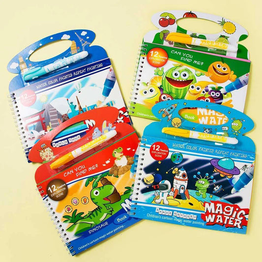 Magic Water Painting Book