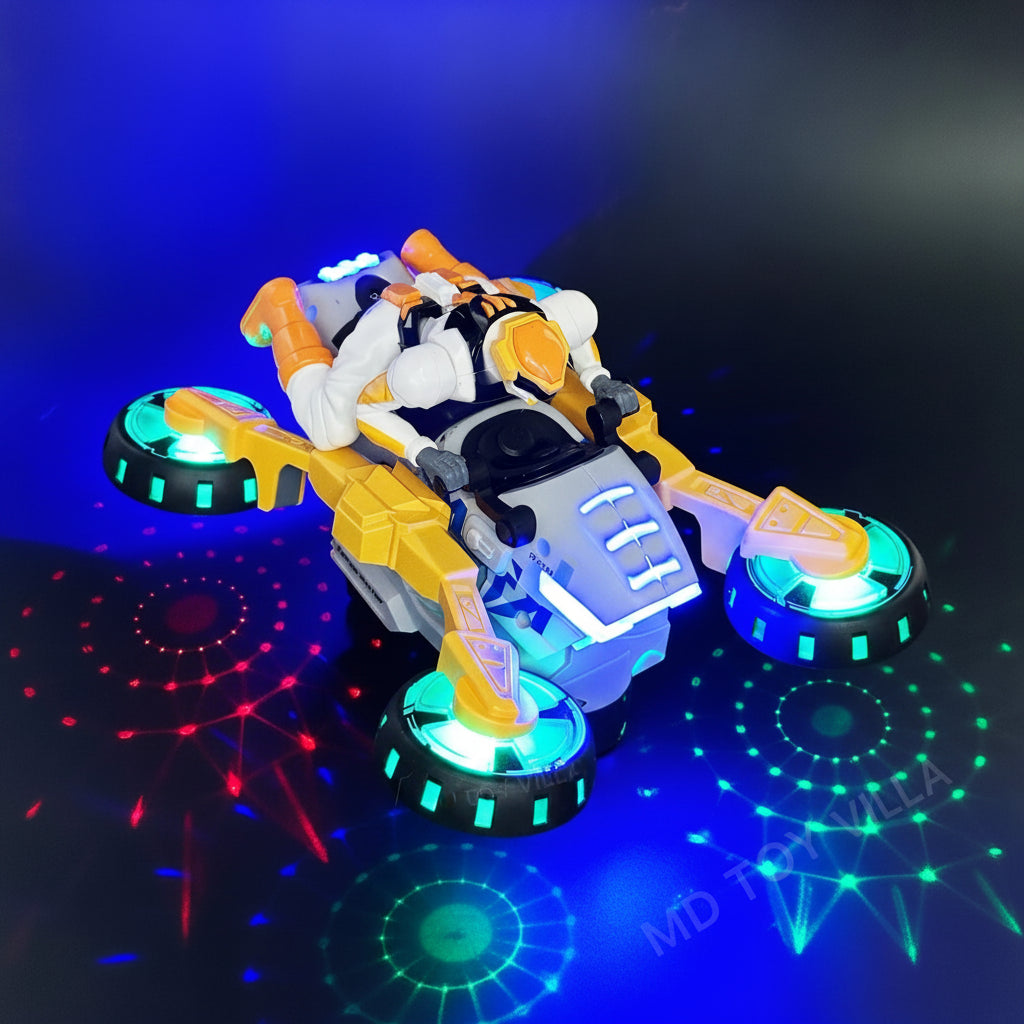Future Warrior Deformable Robot Motorcycle – Transforming Action Toy with 360° Rotation