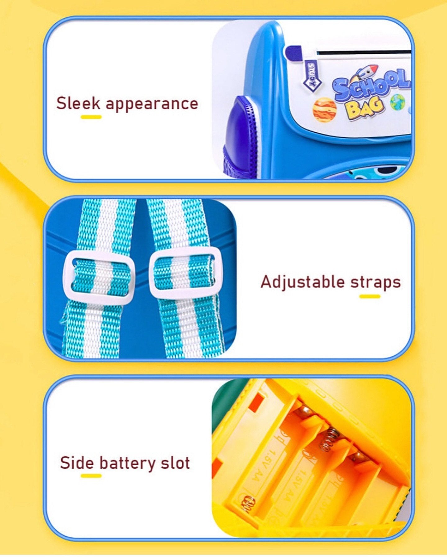 Electric Piggy Bank | Backpack Design | Finger Press Functions