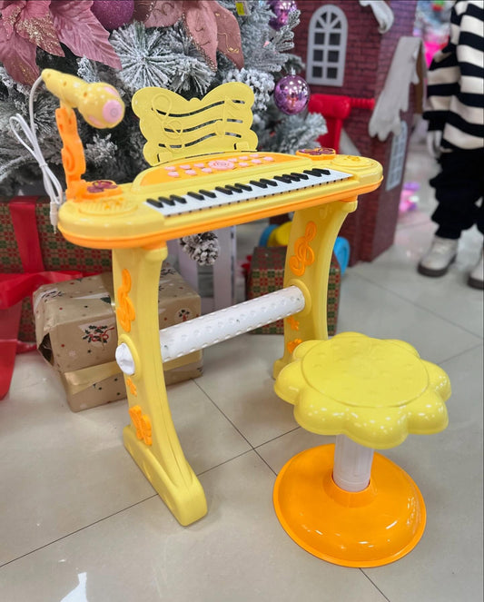 Musical Electric Organ (Piano with chair)