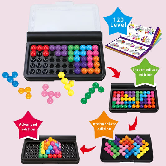 120 Challenges IQ 3D Puzzle Board Game