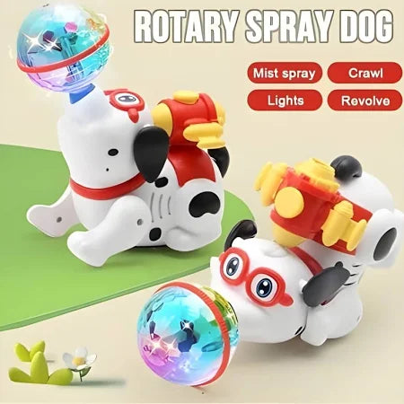 Rotating Crawling Spray Dog