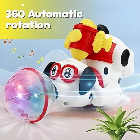 Rotating Crawling Spray Dog