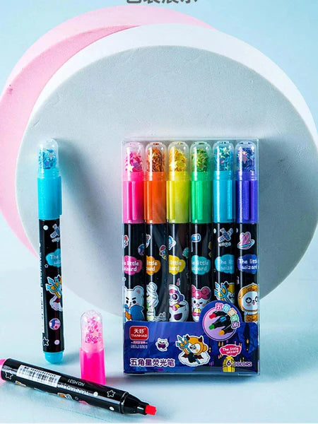 Star Pointed Highlighters.