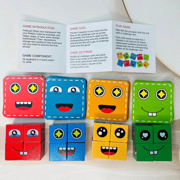 Crazy Face Puzzle Game