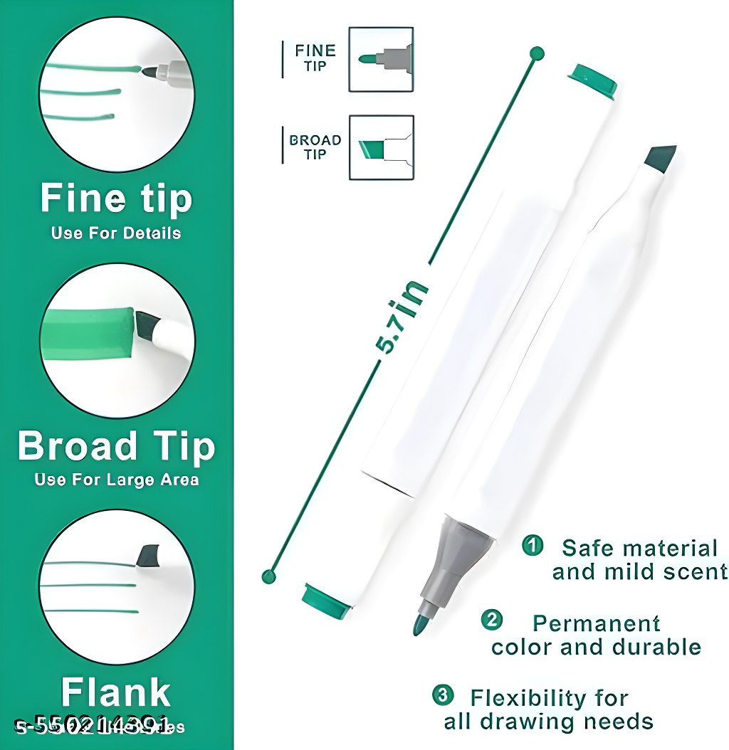 Double Head Marker 12pcs Set